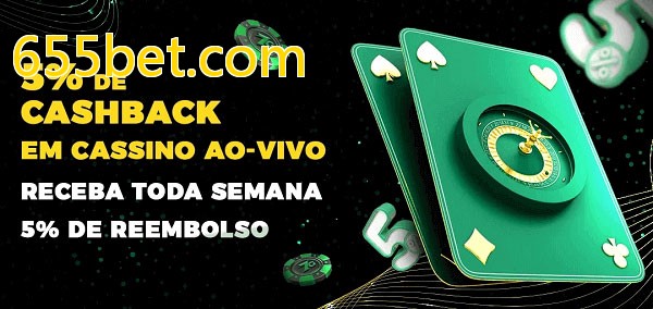 Promoções do cassino ao Vivo 655bet.com